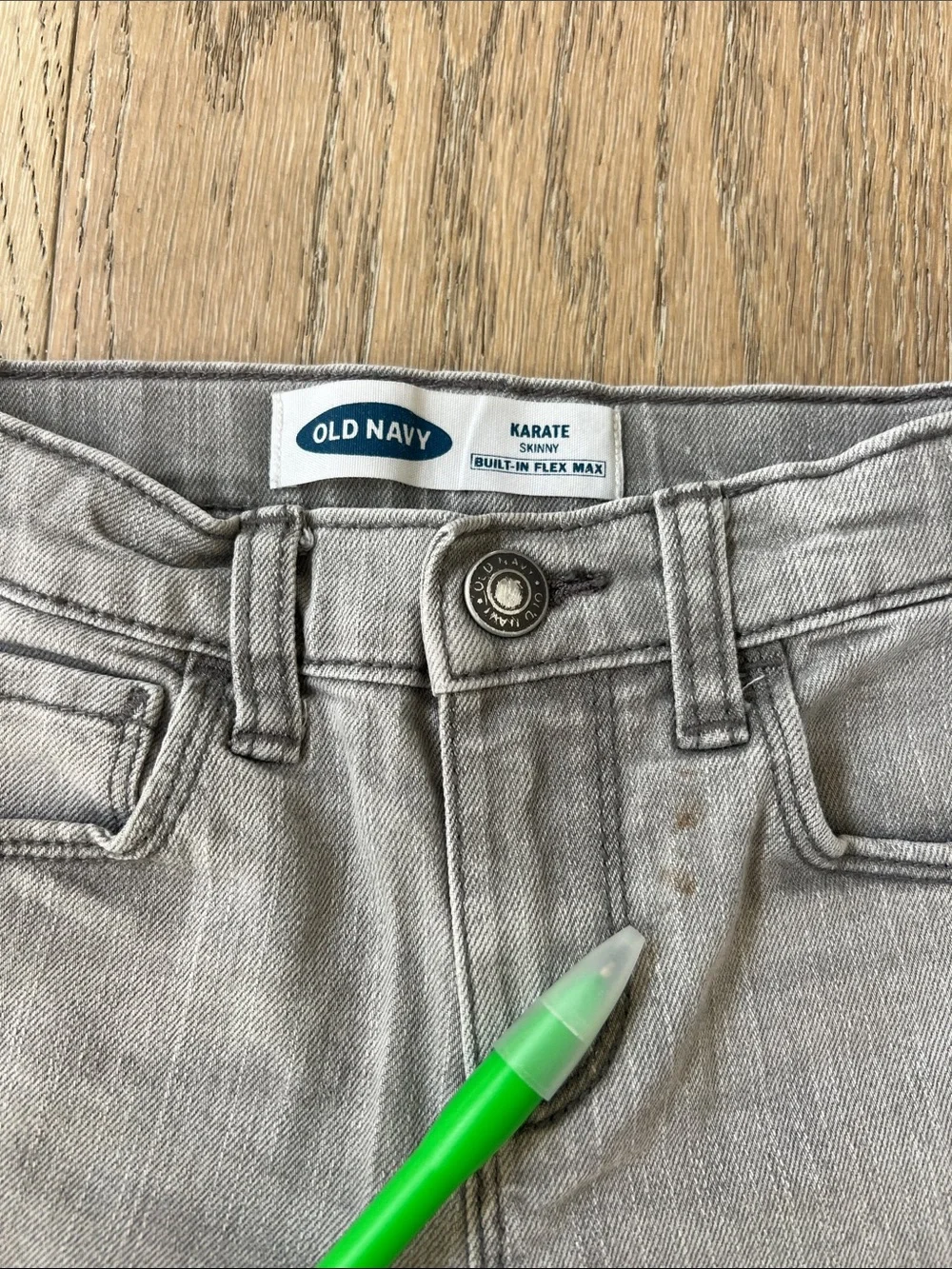 4T Kids Two-Pack Skinny Stretch Jeans - Gray & Light Blue Distressed